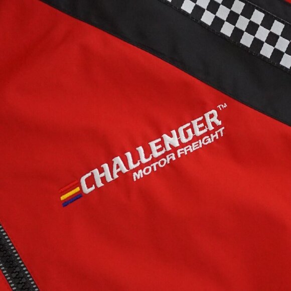 North End Climate Where Black Red Nylon Challenger Racing Delaware Speedway Coat - Picture 10 of 12